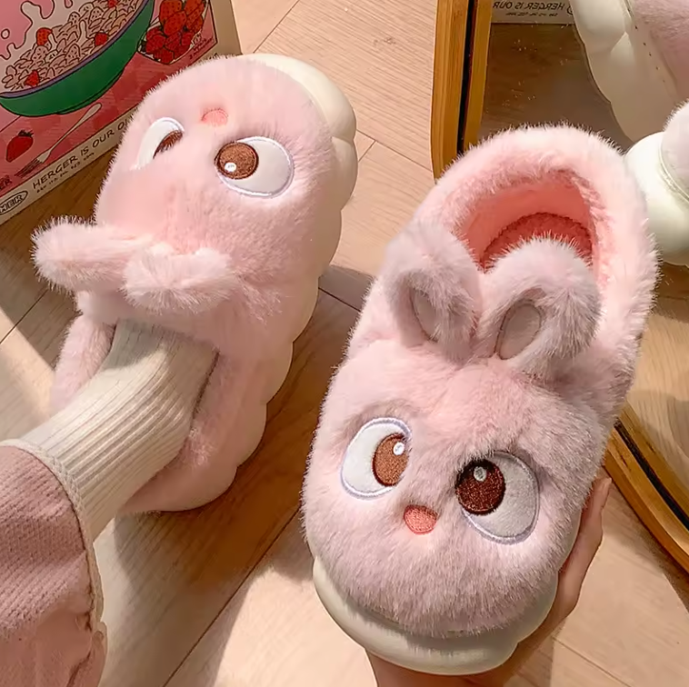 Floppers™ Bunny Slippers – Soft, Cute & Extra Cozy