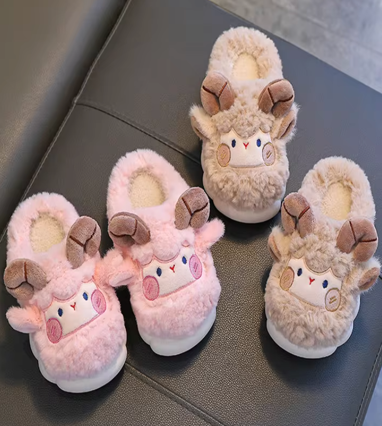 Floppers™ Ram Slippers – Cozy, Playful & Irresistibly Cute
