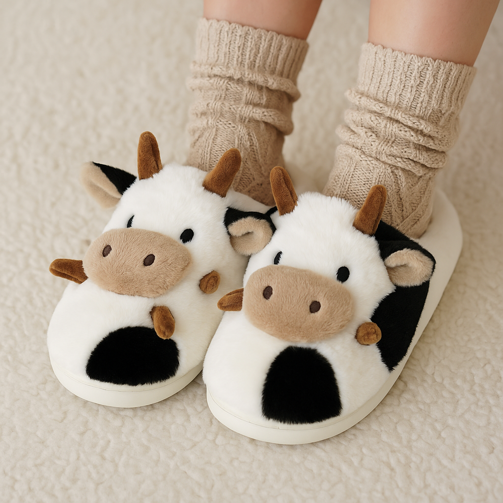 Floppers™ Cow – The Cuddliest Slippers of the Season